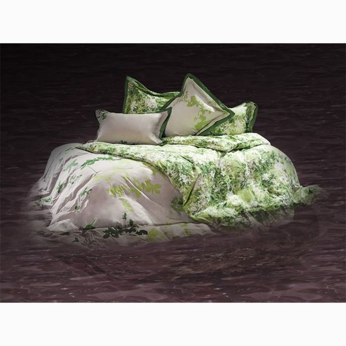 Постельное бельё THE EMPIRE GOLD LINE «New Tokyo», 2 сп., размер 250x270 см, 175x215 см, 50х70 см-2шт., olive