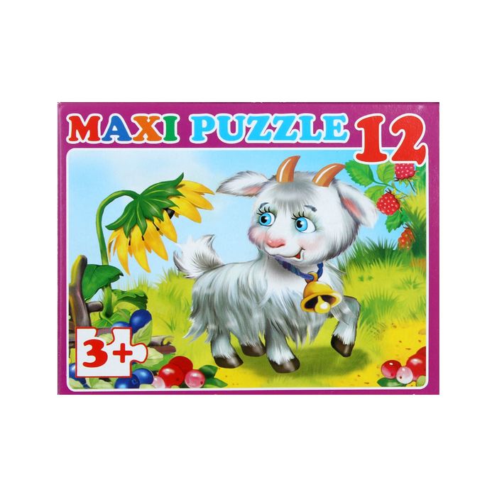 Макси-пазл «Козлёнок», 12 элементов