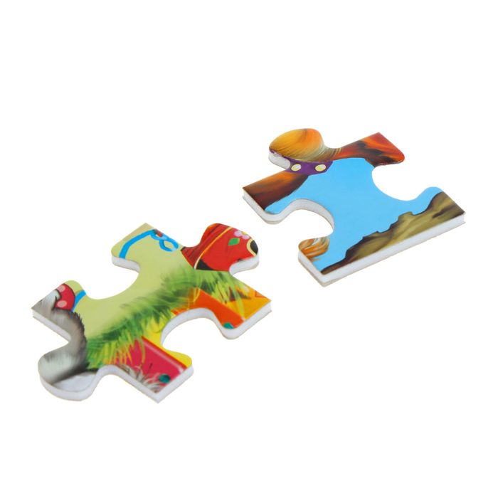 Макси-пазл "Заюшкина избушка", 24 элемента