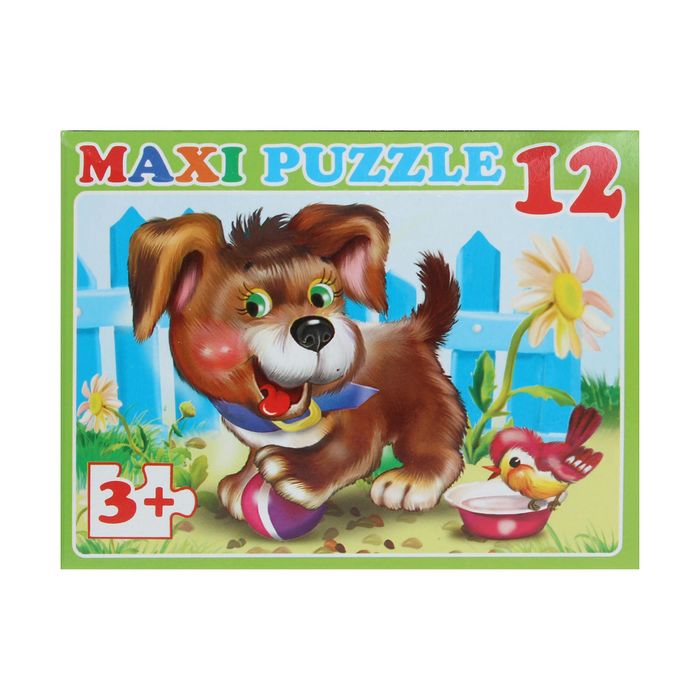 Макси-пазл «Щенок», 12 элементов