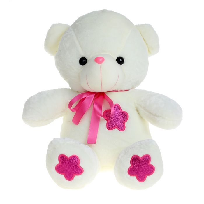 Мягкая игрушка «Медведь № 1» со звездой на груди и лапках, цвета МИКС