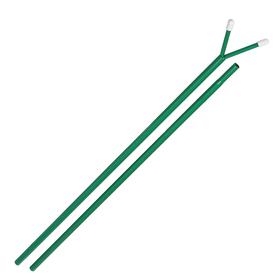 Опора для ветвей, h = 160 см, d = 1 см, металл, зелёная