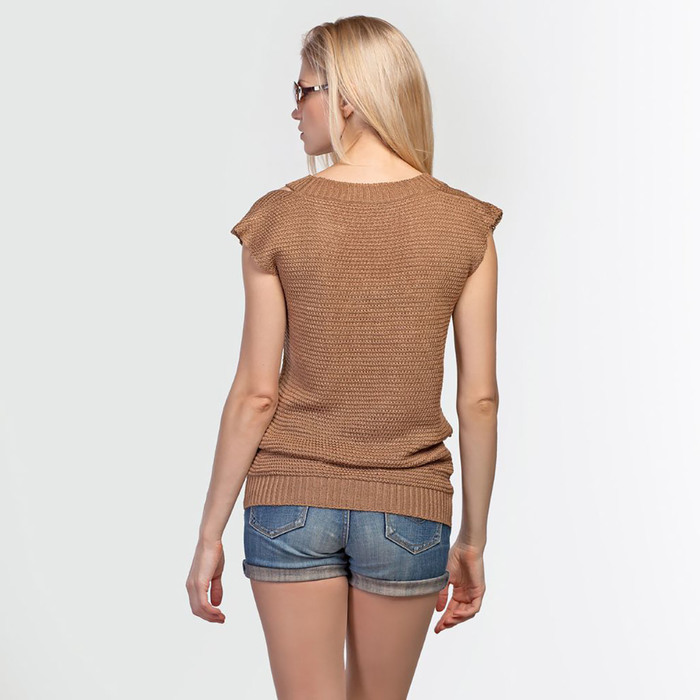 Джемпер женский 3398, цвет мокко, р-р 46, рост 168-170