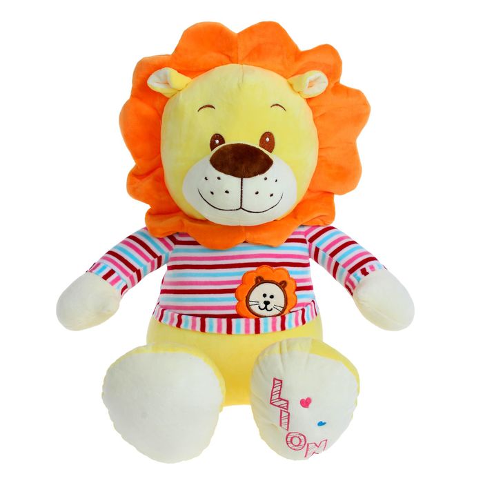 Мягкая игрушка "Лев № 1" в кофте, цвета МИКС