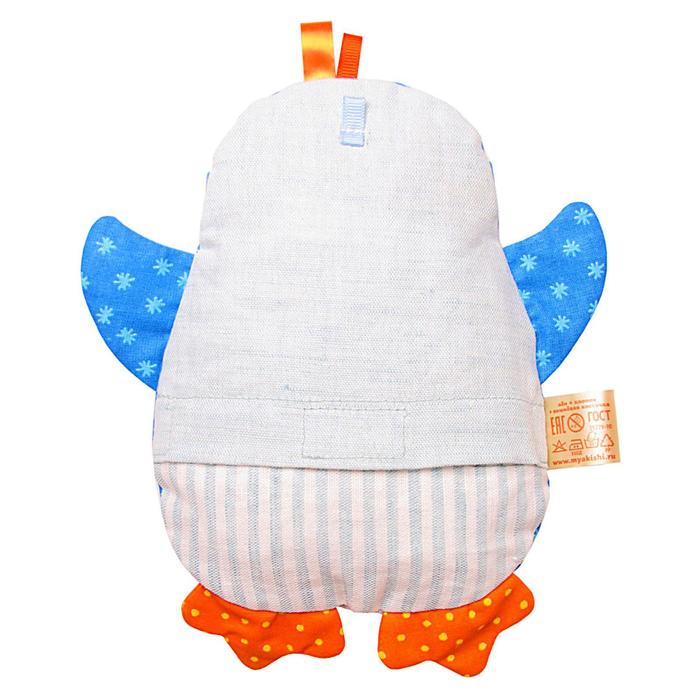 Развивающая мягкая игрушка с вишнёвыми косточками «Доктор Мякиш Пингвин»