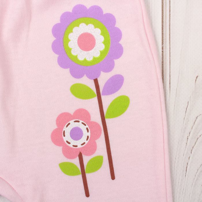 Штанишки "Наш цветочек", рост 74-80 см, 9-12 мес. (26 размер)