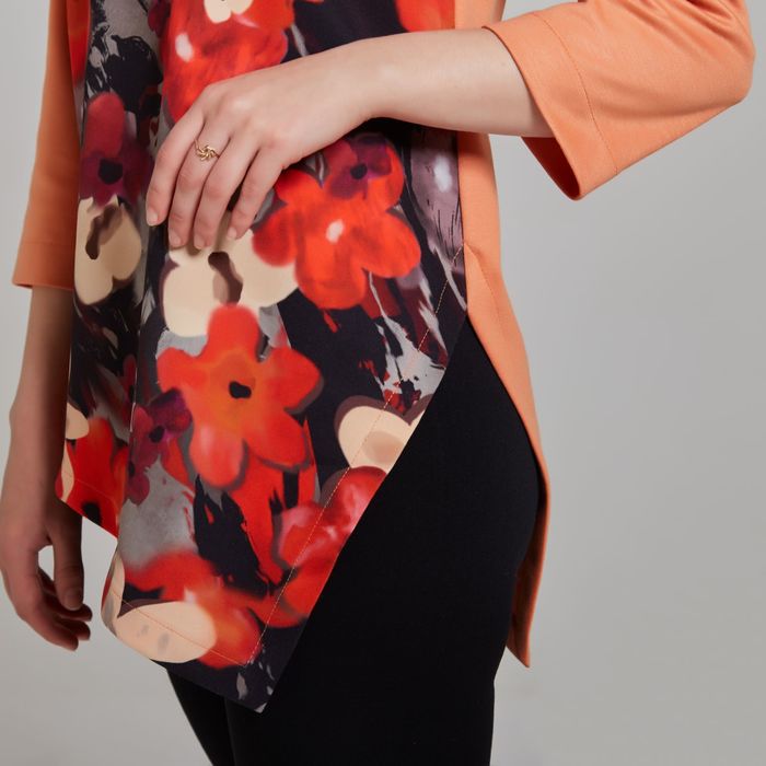 Джемпер женский Y0223-0068, цвет терракот, размер 46, рост 170