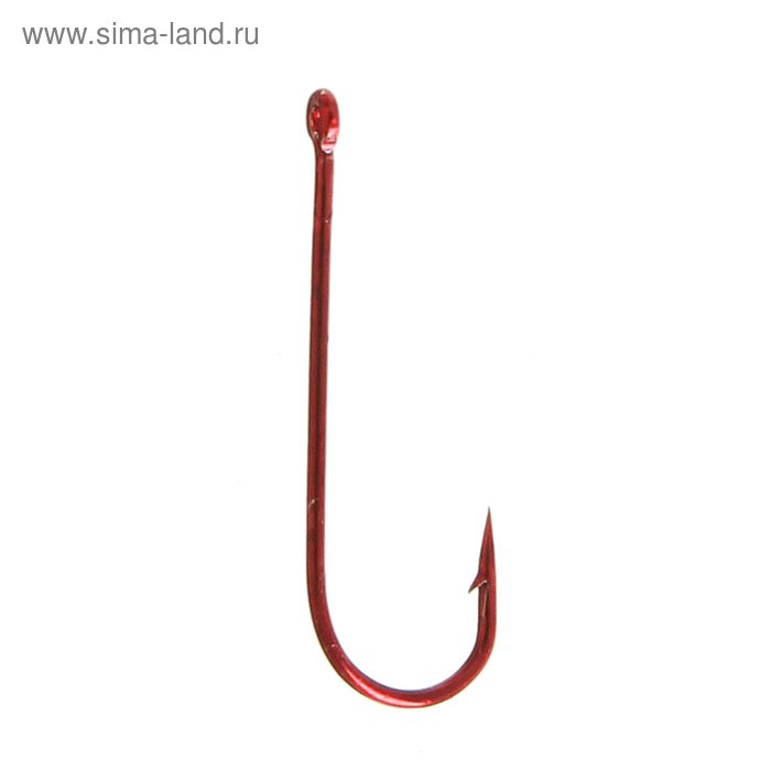 

Крючки "Волжанка", серия Round, цвет красные, № 12, 10 шт.