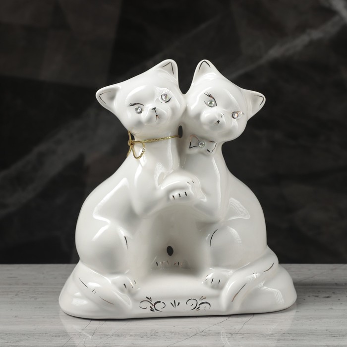 Копилка "Коты танцующие" малая, глазурь