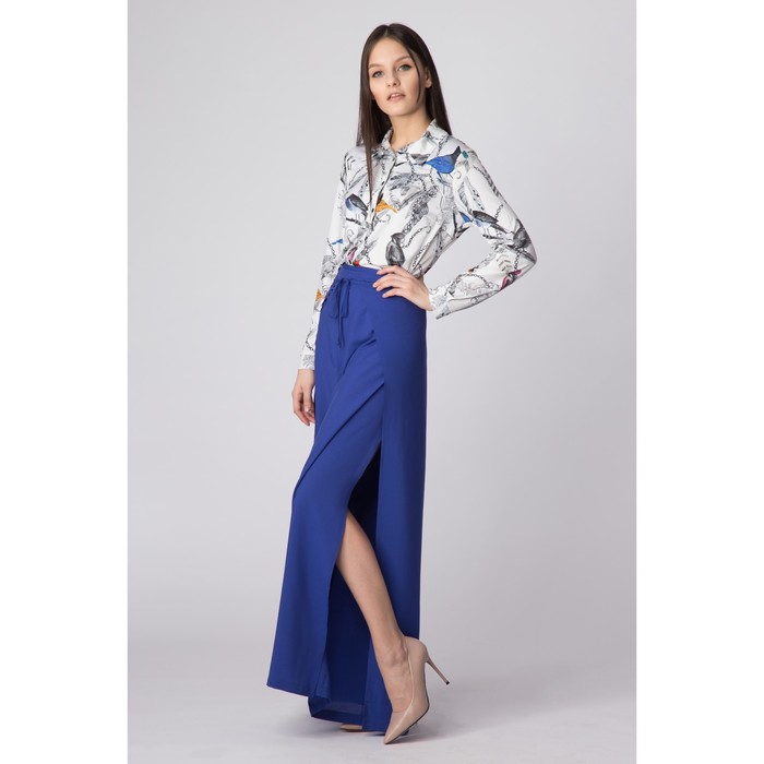 Брюки женские Y1339-0121, цвет синий, размер48/170