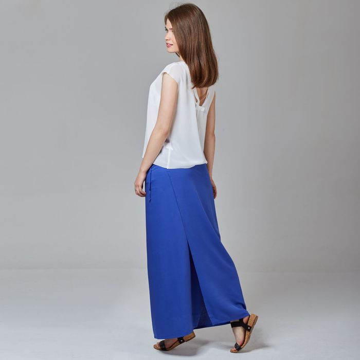 Юбка женская Y1337-0142, цвет синий, размер44/170