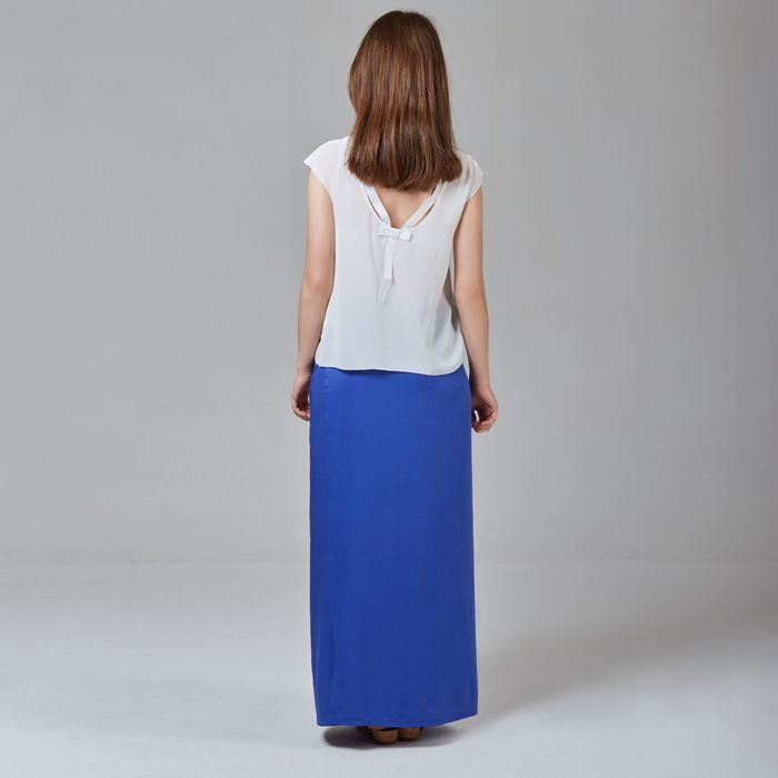 Юбка женская Y1337-0142, цвет синий, размер44/170