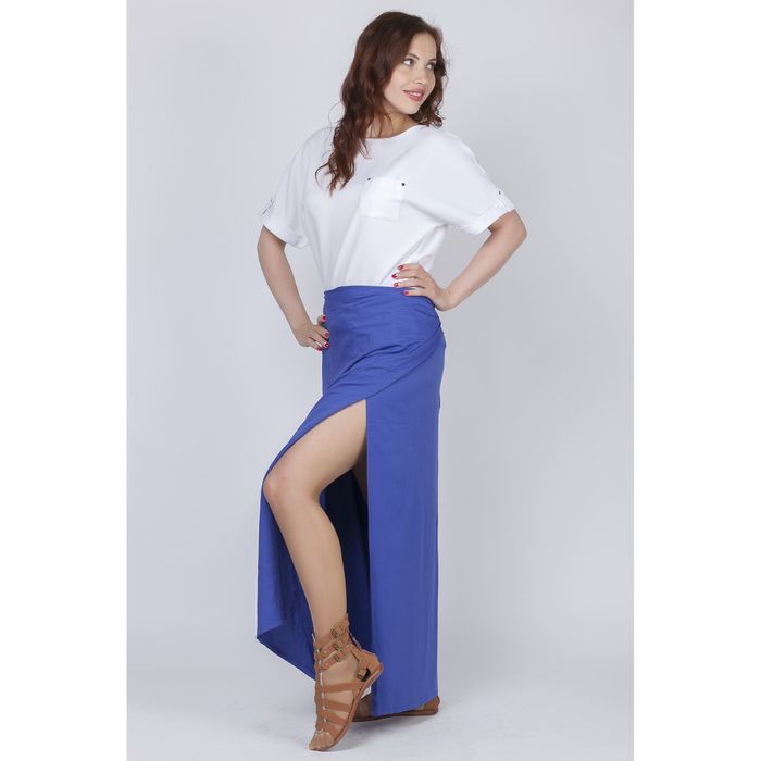 Юбка женская Y1337-0142, цвет синий, размер44/170