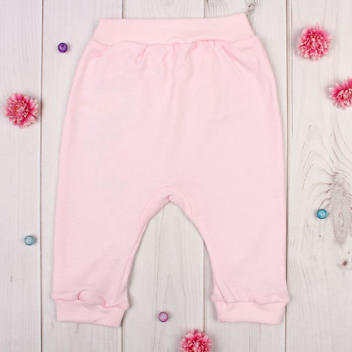 Штанишки "Наш цветочек", рост 68-74 см, 6-9 мес. (24 размер)