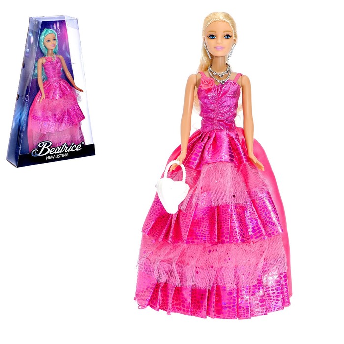 Кукла "Беатрис" в вечером платье с аксессуарами, МИКС