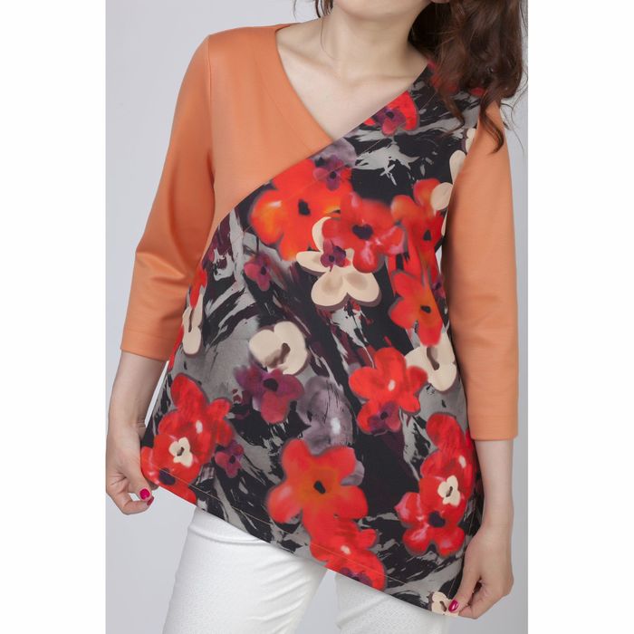 Джемпер женский Y0223-0068, цвет терракот, размер 42, рост 170