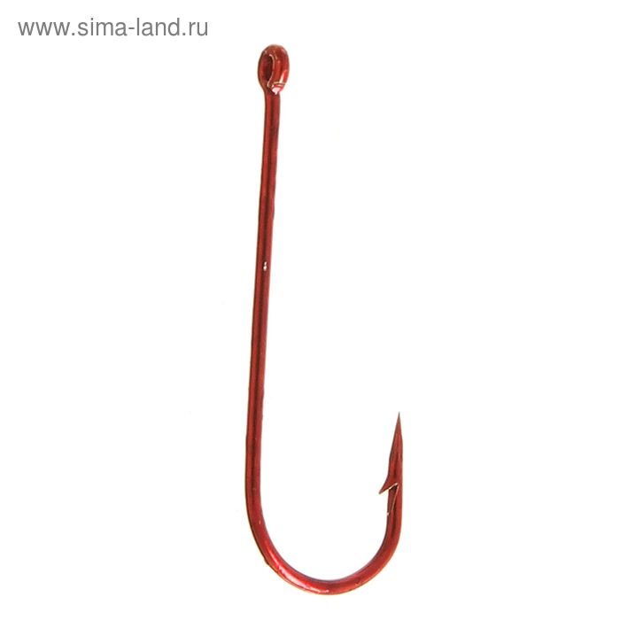 

Крючки "Волжанка", серия Round, цвет красные, № 11, 10 шт.