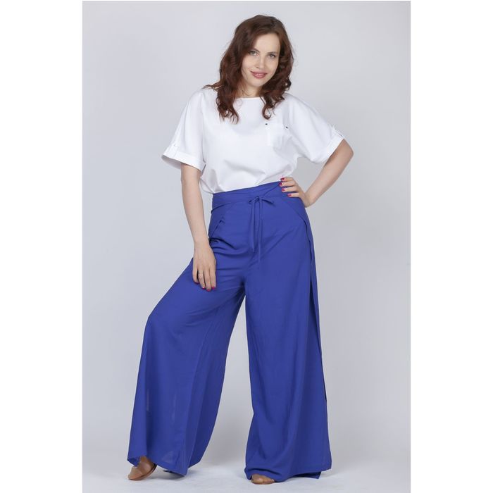 Брюки женские Y1339-0121, цвет синий, размер44/170