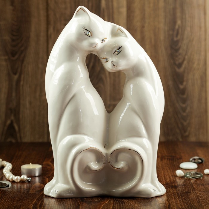 Копилка "Любовь" глазурь, белая