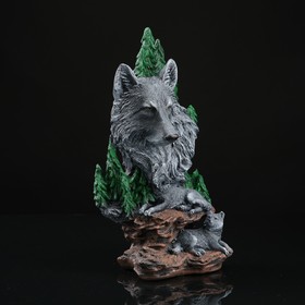

Статуэтка "Волки", серая, 14*22*40 см