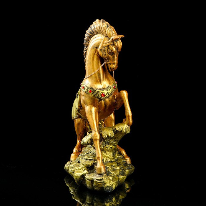 Сувенир "Конь на дыбах", со стразами