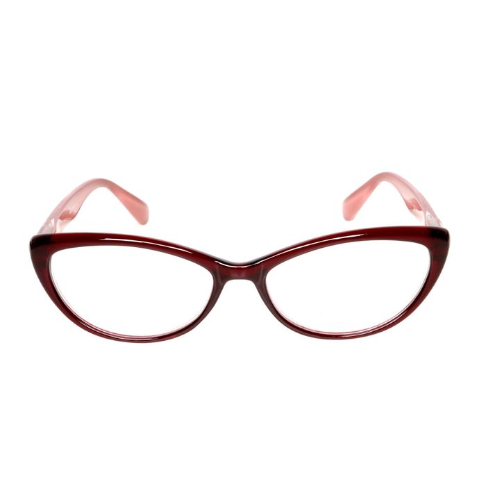 Очки "Кошачий глаз", пластик, цвет МИКС, отгибающаяся дужка, -1