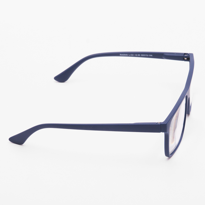 Очки "Прямоугольные", мужские, матовый пластик, цвет МИКС, +1 отгибающаяся дужка