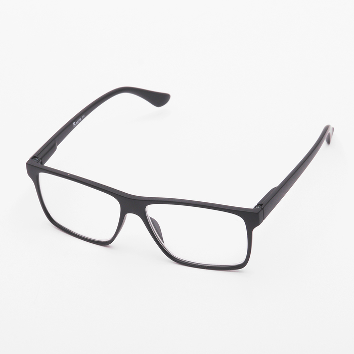 Очки "Прямоугольные", мужские, матовый пластик, цвет МИКС, +1 отгибающаяся дужка