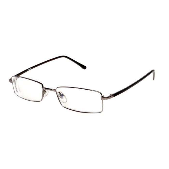 Очки "Прямоугольные" антиблик, в металле, линза пластик, цвет МИКС, -1