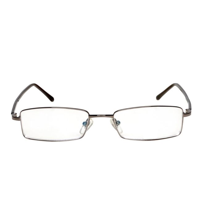 Очки "Прямоугольные" антиблик, в металле, линза пластик, цвет МИКС, -2