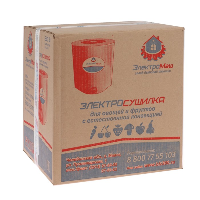 Электросушилка для овощей и фруктов "Электромаш", 700 Вт, 20 л, 4 уровня
