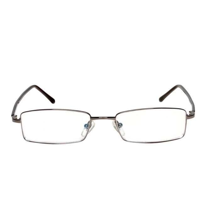 Очки "Прямоугольные" антиблик, в металле, линза пластик, цвет МИКС, -1,5