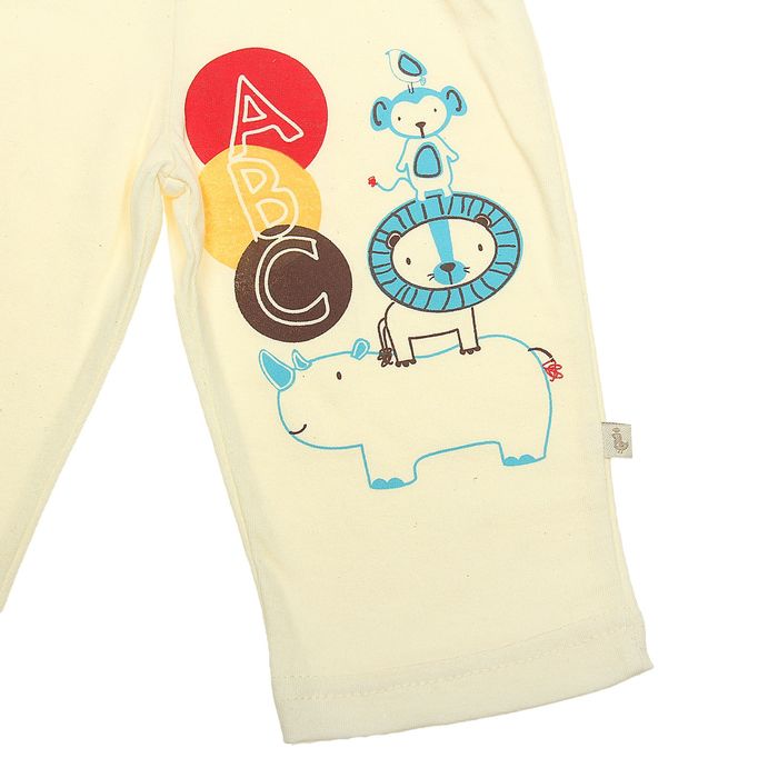 Штанишки, рост 68 см, цвет молочный (арт. 15183)