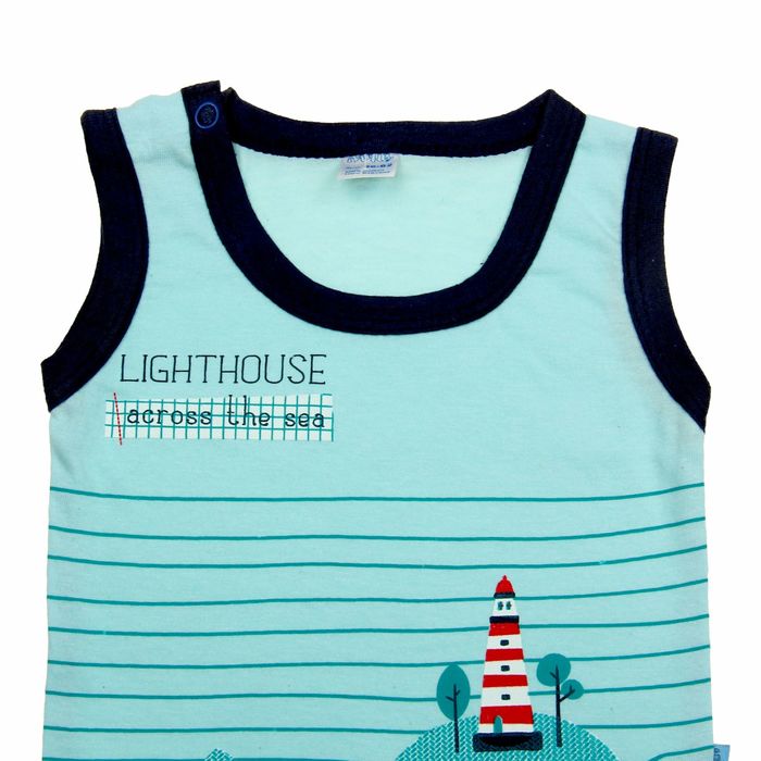 Боди, рост 68 см, цвет голубой (арт. 15170)