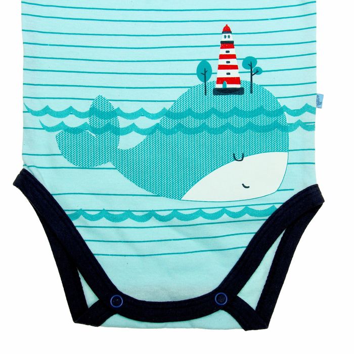 Боди, рост 68 см, цвет голубой (арт. 15170)