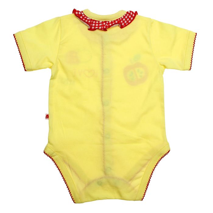 Боди, рост 62 см, цвет жёлтый (арт. 16604)
