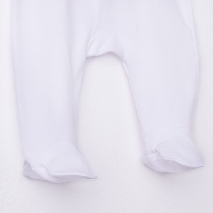 Комплект с вышивкой, рост 68 см, цвет белый (арт. 1498)