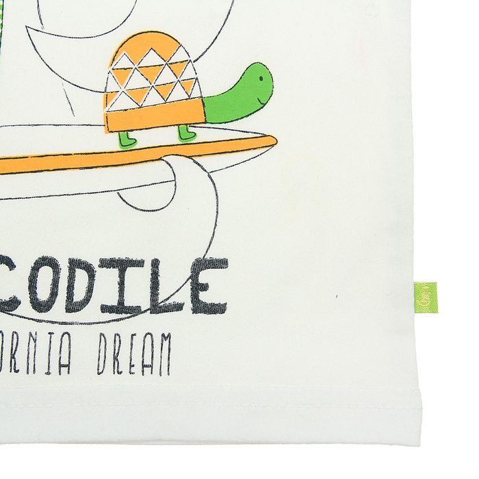 Футболка для мальчика, рост 104 см, цвет белый (арт. 15175)