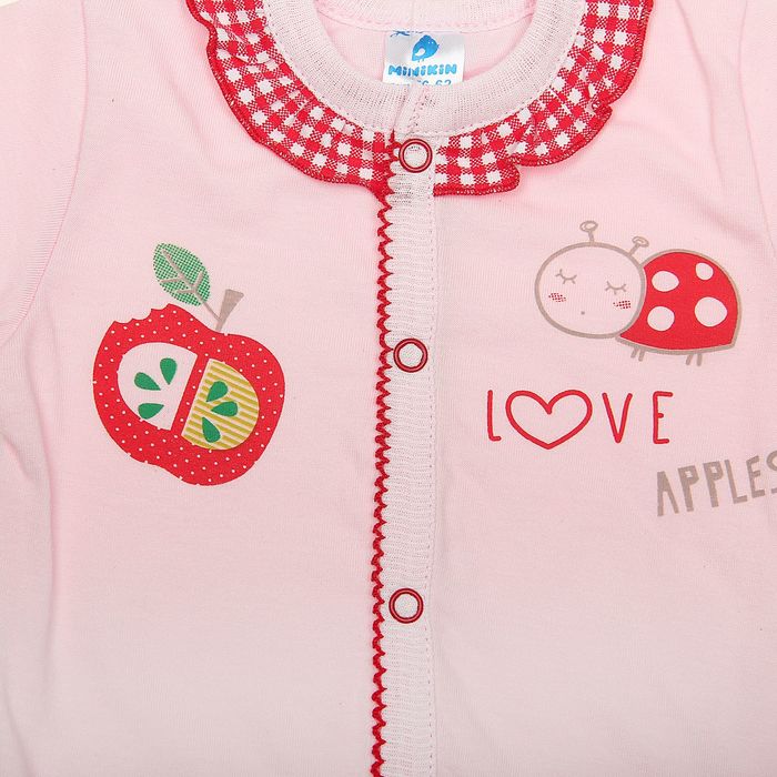 Боди, рост 74 см, цвет розовый (арт. 16604)