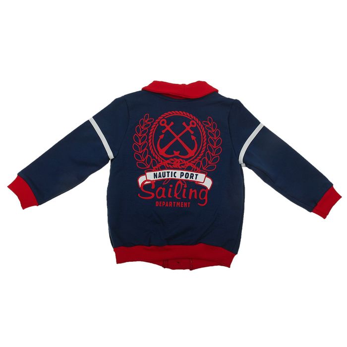 Куртка для мальчика "Капитан", рост 74 см (48), цвет синий (арт. ЮДД919258_М)