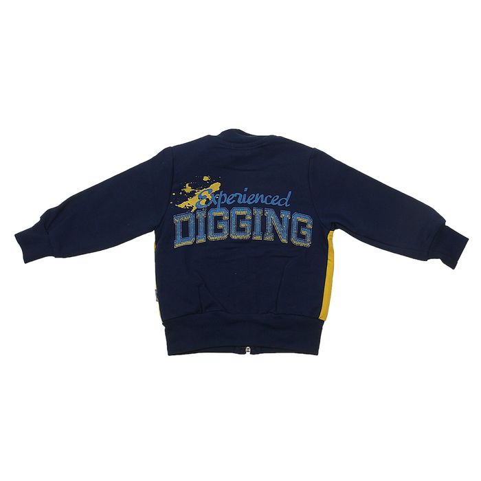 Куртка для мальчика "Стройтехника", рост 92 см (50), цвет тёмно-синий ПДД300258