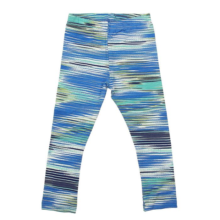 Легинсы "Волшебная радуга", рост 92 см (50), цвет голубой, принт полоски ДРЛ894820н