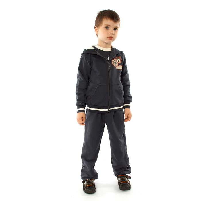 Куртка для мальчика "Гран-при", рост 122 см (62), цвет коричневый ПДД999258