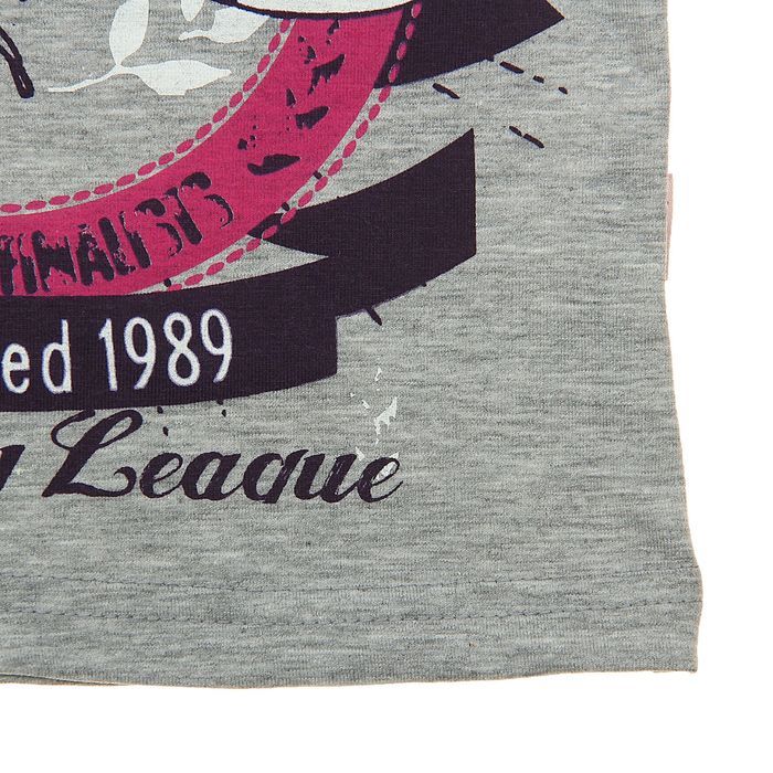 Футболка для мальчика "Кеды", рост 98 см (52), цвет серый ДДК875809