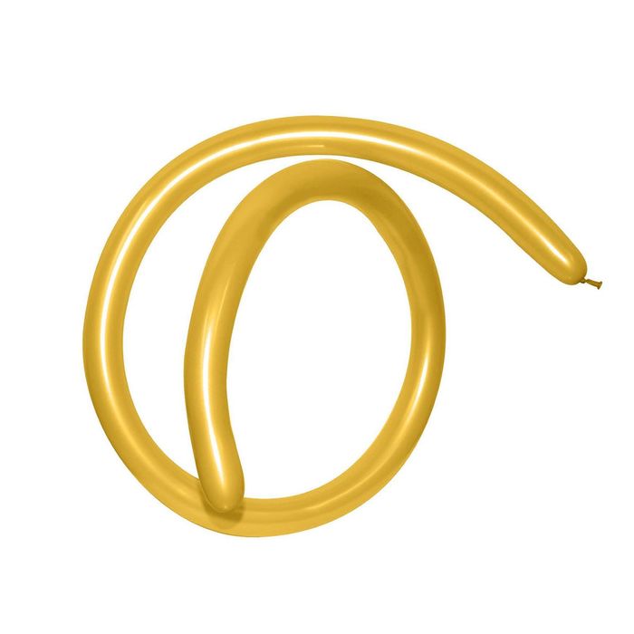 Шар для моделирования 260, металл, набор 100 шт., цвет золотой