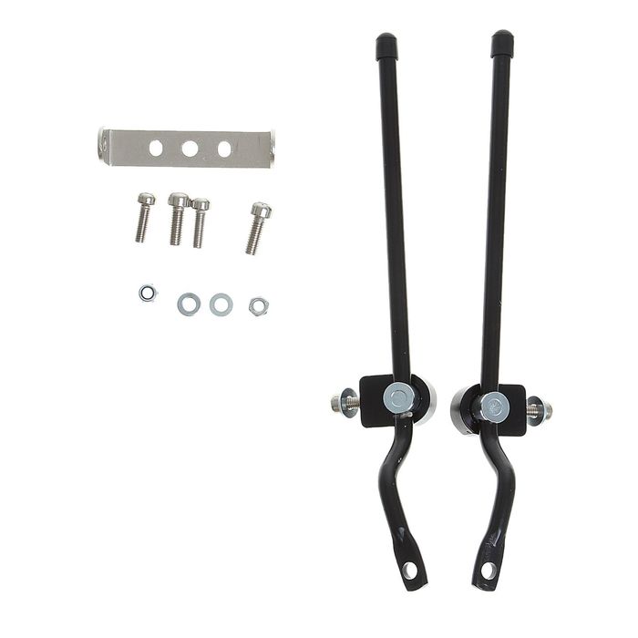 Багажник KWA-637-05, 26"-28", задний, алюминиевый, чёрный