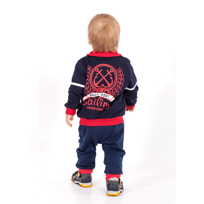 Куртка для мальчика "Капитан", рост 80 см (50), цвет синий (арт. ЮДД919258_М)