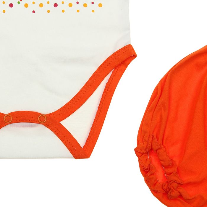 Комплект верхний "Ферма", рост 92 см (54), цвет белый/оранжевый ДН3616001