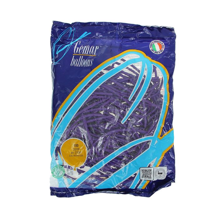 Шар для моделирования 160, пастель, набор 100 шт., цвет сиреневый