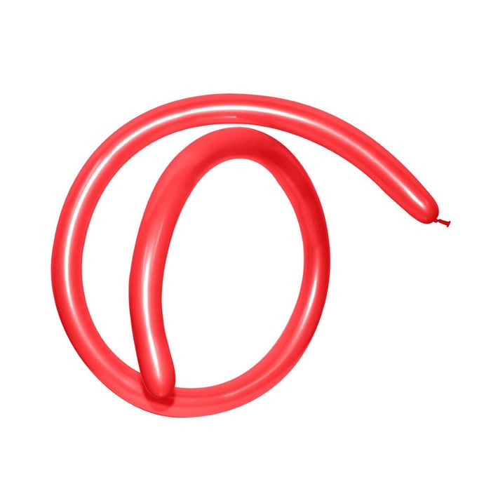 Шар для моделирования 260, кристалл, набор 100 шт., цвет красный